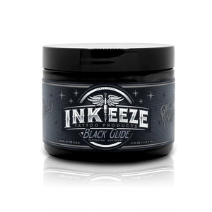 INK-EEZE Black Glide Tattooing Ointment — 6oz Jar