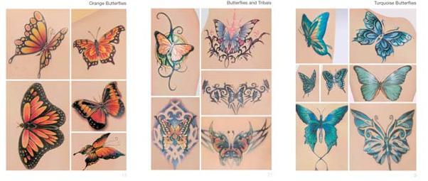 Tattoo Photos Book #3 — Butterflies and Sparrow — Softcover Book