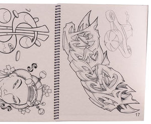 Scatterbrain Tattoo Flash by Richie Calascibett