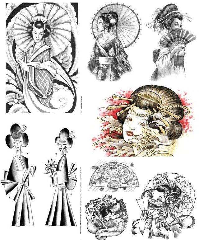 Professional Series # 9 Tattoo Book of Geisha