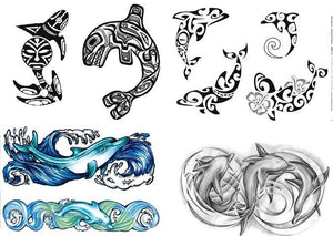 Tattoo Professionist Book # 11 - All About Dolphins
