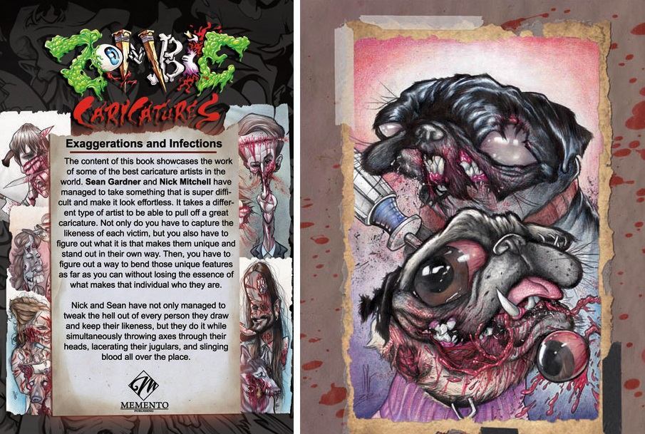 Zombie Caricatures: Exaggerations and Infections Book