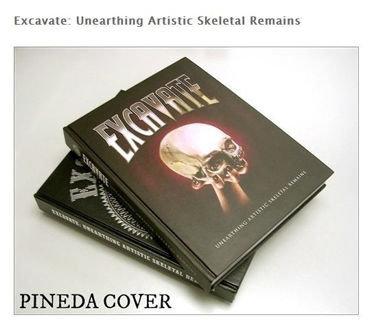 Excavate: Unearthing Artistic Skeletal Remains by Jinxi Caddel - Hardcover Book