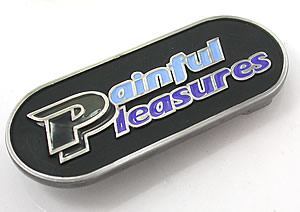 Black Painful Pleasures Belt Buckles - Wholesale