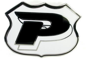 Highway Black Double P Painful Pleasures Belt Buckle Wholesale