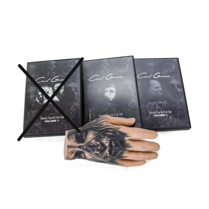 Carl Grace Presents: Tutorials from the Dark Side Two-DVD Set with A Pound of Flesh Hand