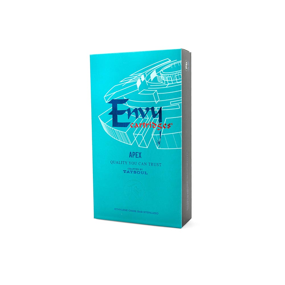 Envy Apex (Hollow) Cartridge Tattoo Needles — Box of 10