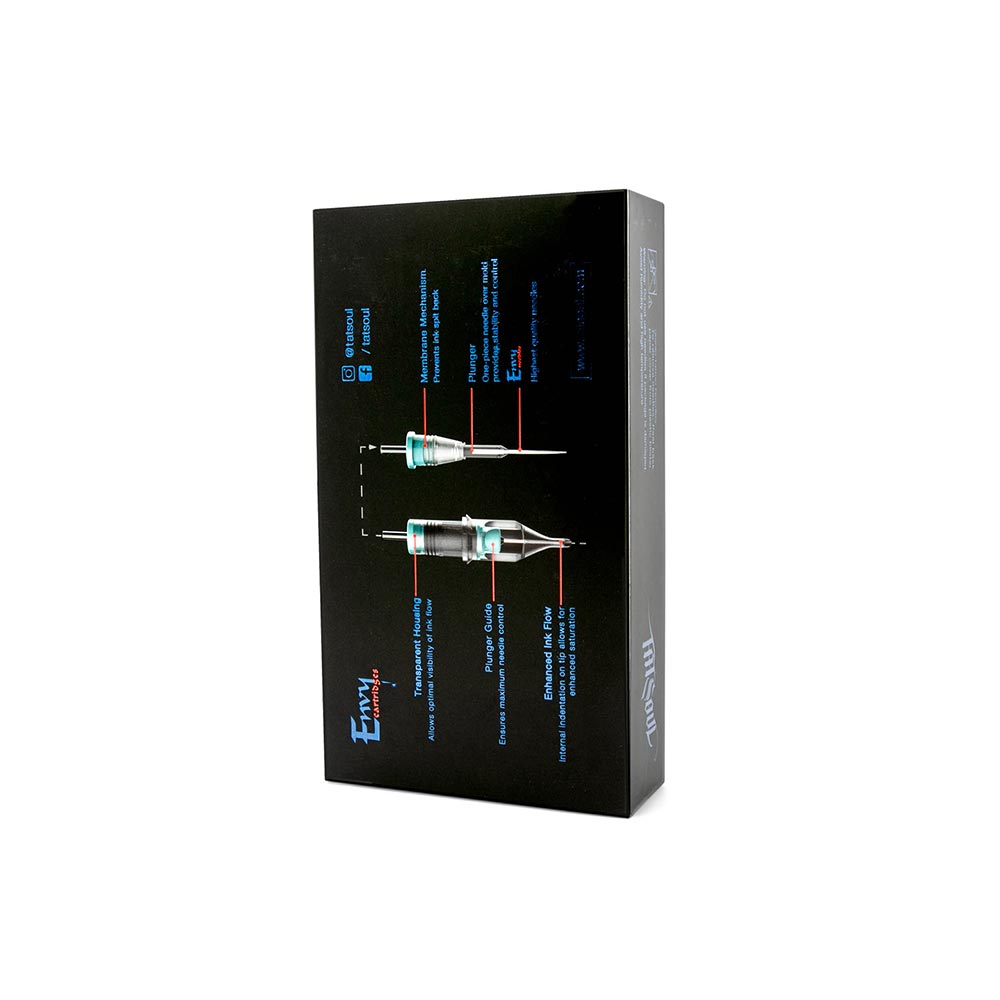 Envy Apex (Hollow) Cartridge Tattoo Needles — Box of 10