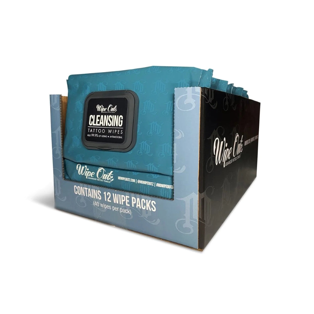 Wipe Outz Cleansing Tattoo Wipes — Pack of 40