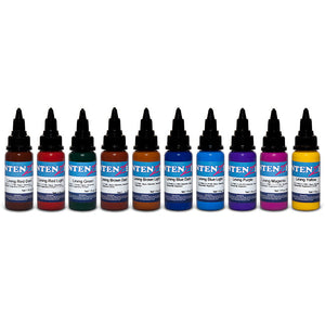 Color Lining 1oz Series — Intenze Tattoo Ink — 10 Bottles