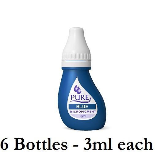 BioTouch Pure Single Use Pigment — 6 Bottles of 3ml