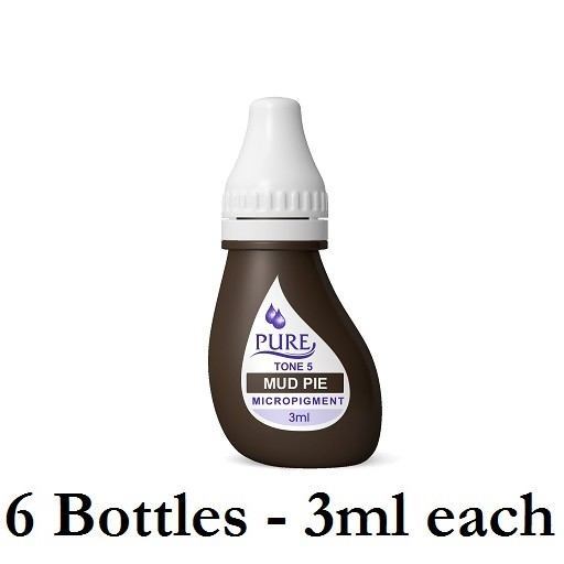BioTouch Pure Single Use Pigment — 6 Bottles of 3ml