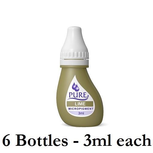 BioTouch Pure Single Use Pigment — 6 Bottles of 3ml