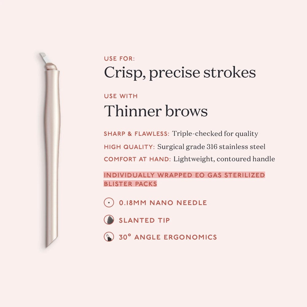 Tina Davies 16 Curved Nano Microblade — Box of 8