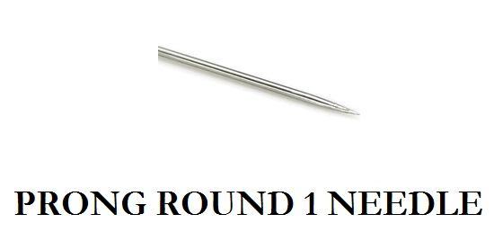 Cosmetic Tattoo Needles — Prompt Round Style 1 — Box of 100