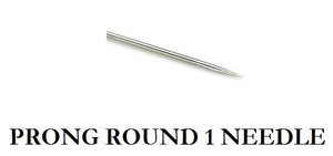 Cosmetic Tattoo Needles — Prompt Round Style 1 — Box of 100