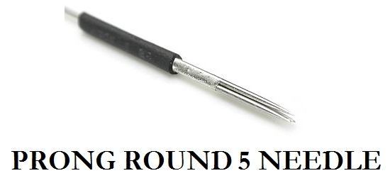 Cosmetic Tattoo Needles - Prompt Round Style 5 Box of 100 Sterilized