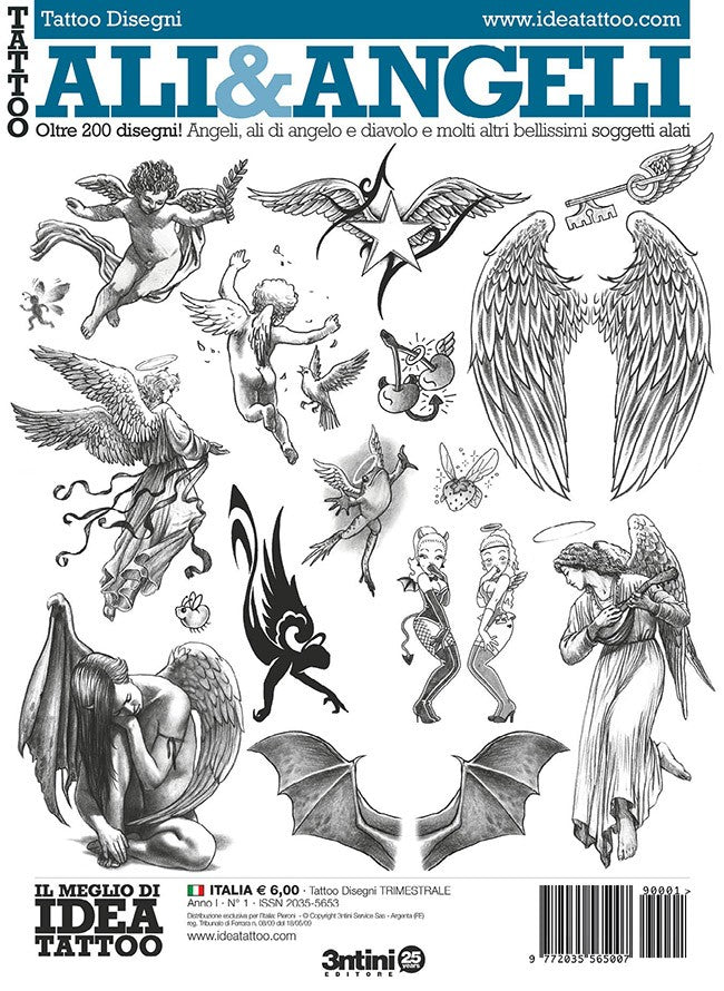 Angels and Wing Designs — Softcover Book
