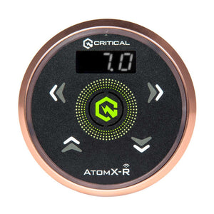 Critical Tattoo® Atom X-R Power Supply — Rose Gold with Black Overlay