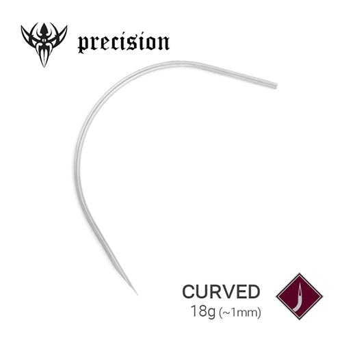 Precision Curved Piercing Needle — Pick Quantity
