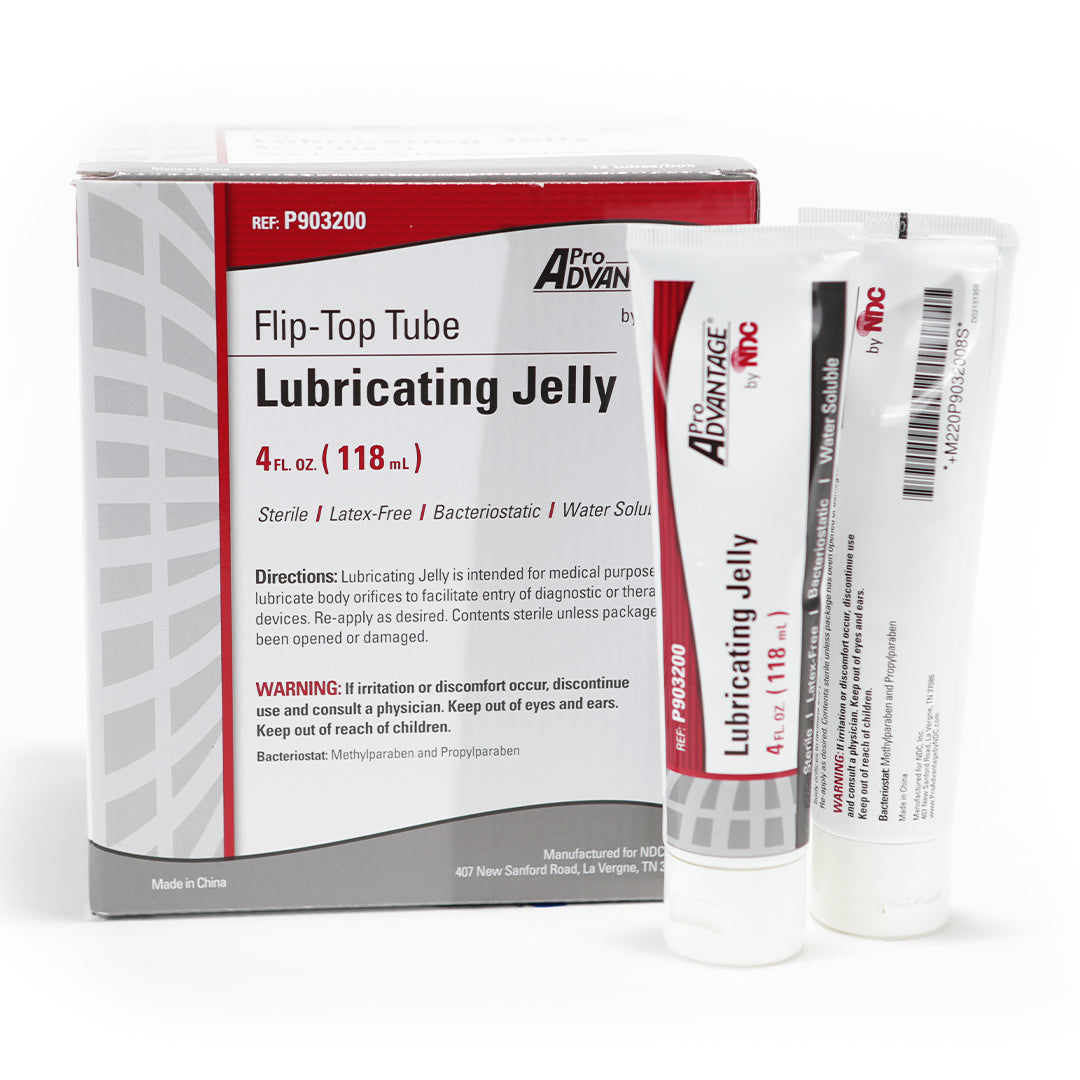 Lubricating Jelly Flip Tube - Sterile - 4oz. Tube