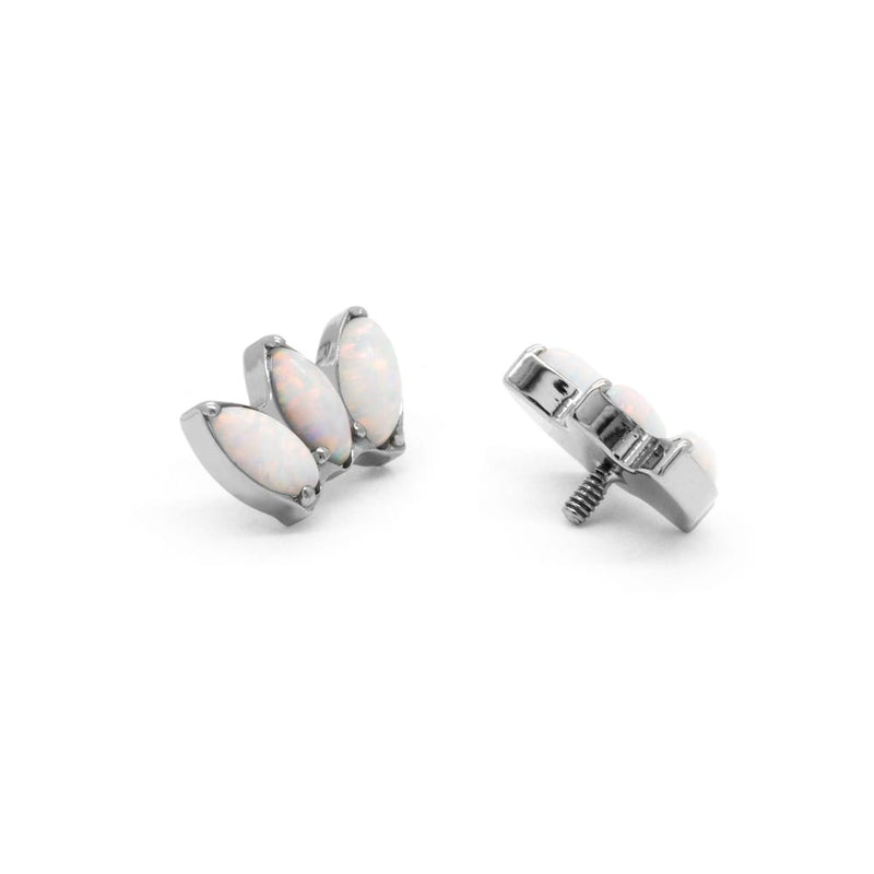 Opal Marquis Fan Titanium Top - Threaded