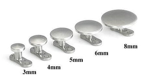 Tilum 14g-12g Internally Threaded Flat Titanium Disc Top - Price Per 1