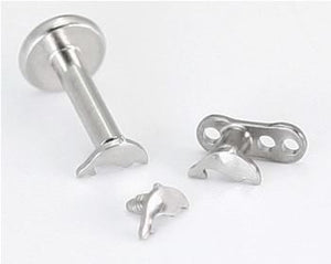 14g - 12g Internally Threaded Dolphin Top - Price Per 1