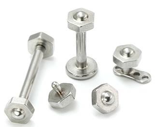14g–12g Internally Threaded Bolt Top — Price Per 1
