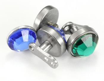 Tilum 14g - 12g Internally Threaded 5mm Magnetic Dermal Base for Magnetic Top - Price Per 1