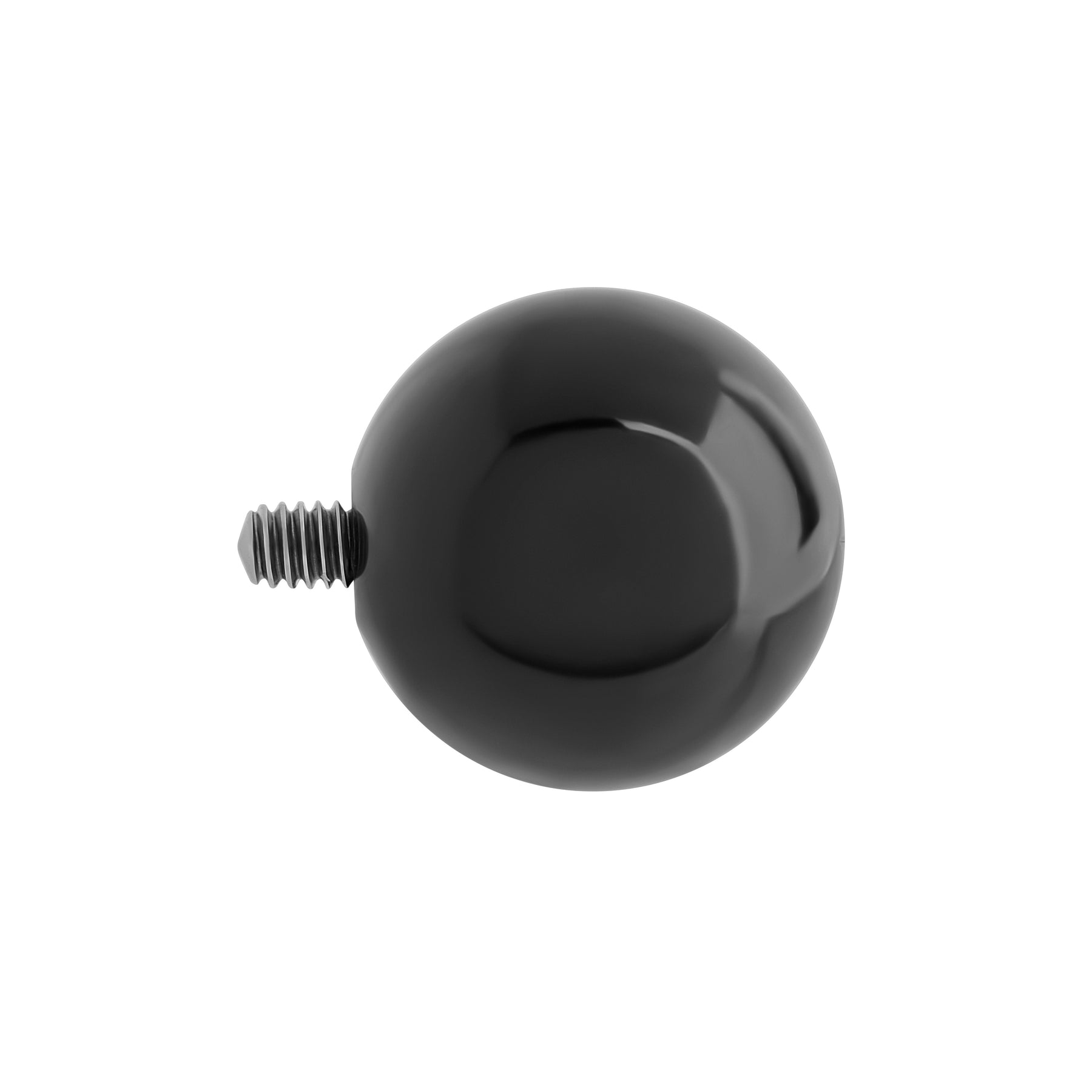 8g Internally Threaded Black PVD Coated Counter-Sunk Ball - Price Per 1