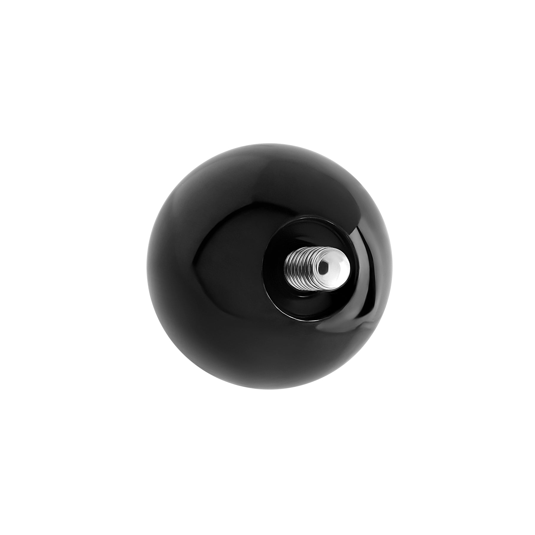 6g Internally Threaded Black PVD Coated Counter-Sunk Ball - Price Per 1