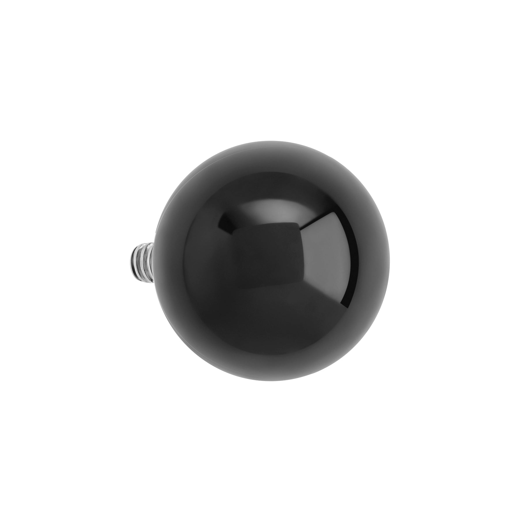6g Internally Threaded Black PVD Coated Counter-Sunk Ball - Price Per 1
