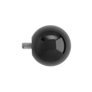 6g Internally Threaded Black PVD Coated Counter-Sunk Ball - Price Per 1