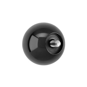 2g Internally Threaded Black PVD Coated Counter-Sunk Ball - Price Per 1