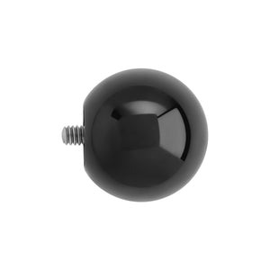 2g Internally Threaded Black PVD Coated Counter-Sunk Ball - Price Per 1