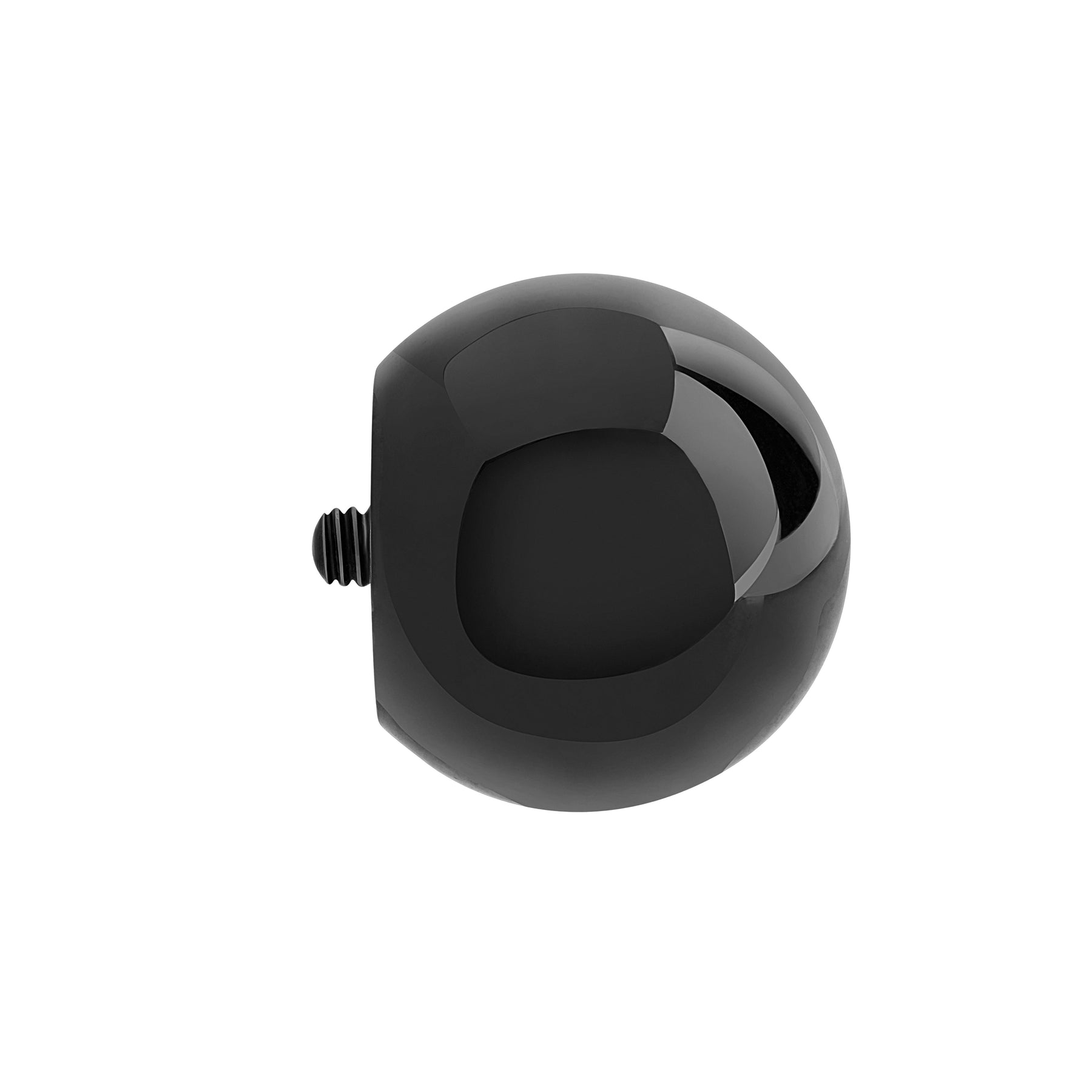 0g Internally Threaded Black PVD Coated Counter-Sunk Ball - Price Per 1