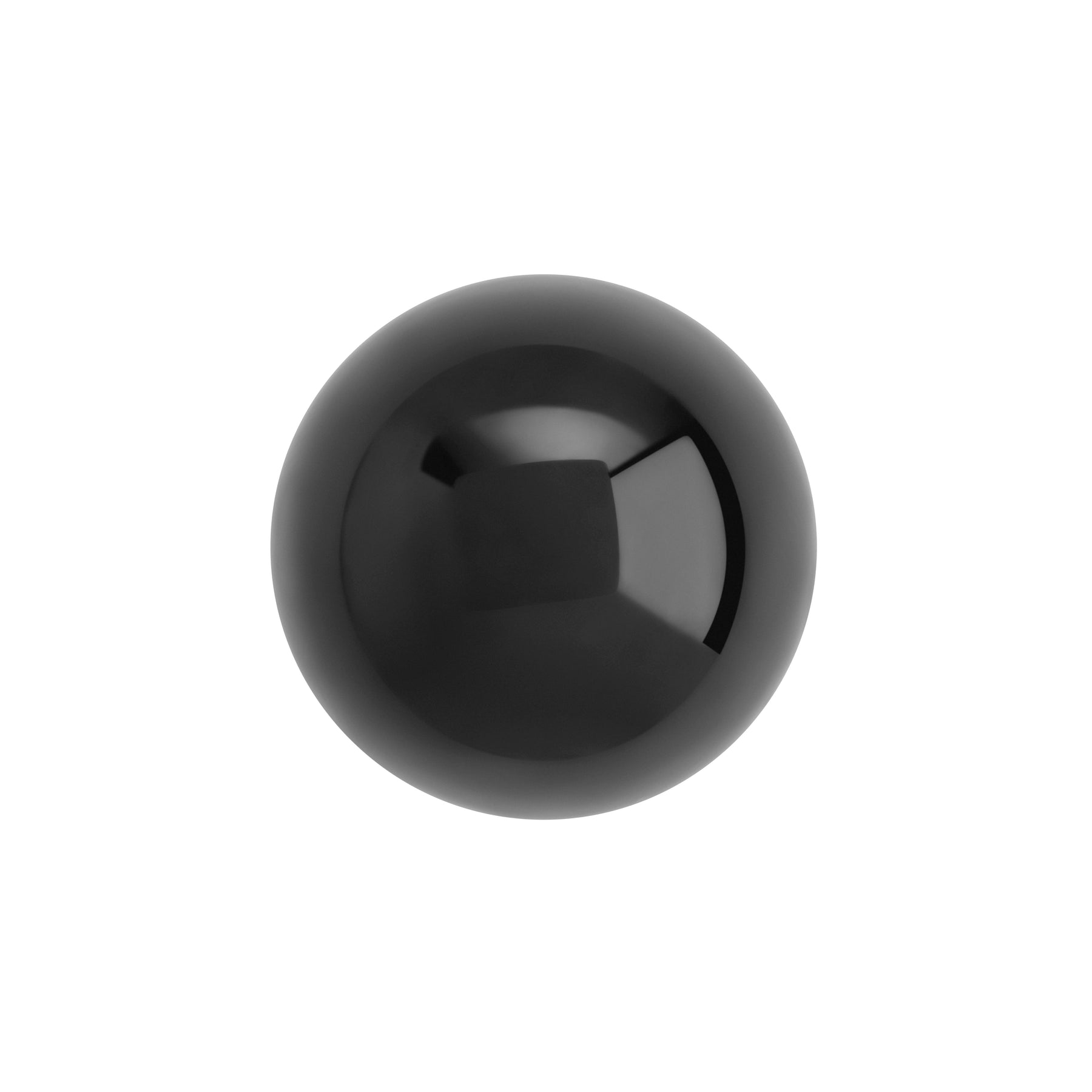 00g Internally Threaded Black PVD Coated Counter-Sunk Ball - Price Per 1