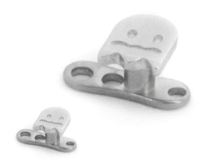 14g - 12g Internally Threaded Steel Ghost Top - Price Per 1