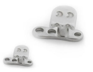 14g - 12g Internally Threaded Steel Wide-Eyed Ghost Top - Price Per 1