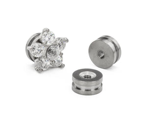 Tilum 14g - 12g Internally Threaded Titanium Disc for Captive & Custom Jewelry - Price Per 1