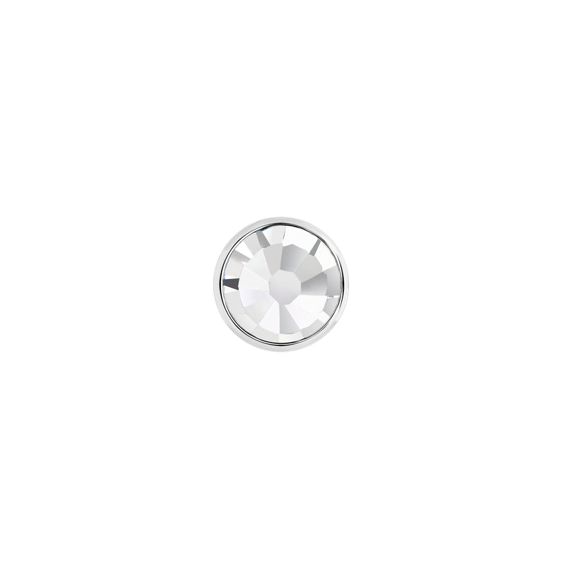 18g - 16g Internally Threaded Swarovski 2mm Jewel Top - Price Per 1