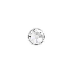 18g - 16g Internally Threaded Swarovski 2mm Jewel Top - Price Per 1