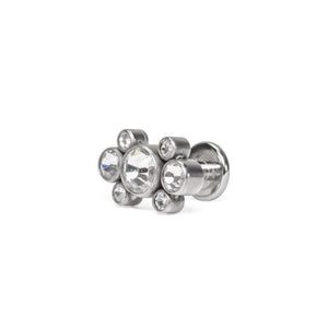 Tilum 14g-12g Internally Threaded Jewel Galaxy Cluster Top - Price Per 1