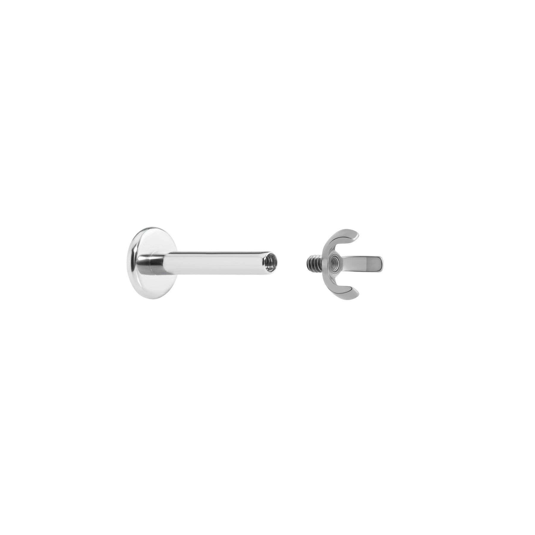 Tilum 14g-12g Internally Threaded Titanium 3-Prong Setting Top - Price Per 1