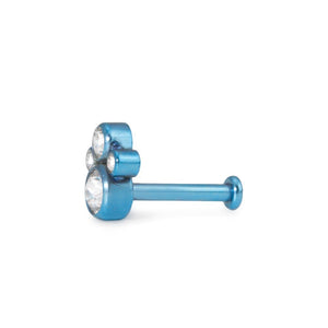 Tilum 18g-16g Internally Threaded Jewel Bubble Cluster Top - Price Per 1