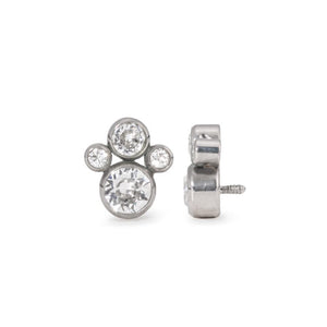 Tilum 18g-16g Internally Threaded Jewel Bubble Cluster Top - Price Per 1