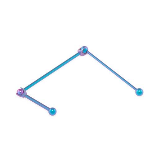 Tilum Titanium Prong-only End with Internal 1.2mm Threading - Price Per 1