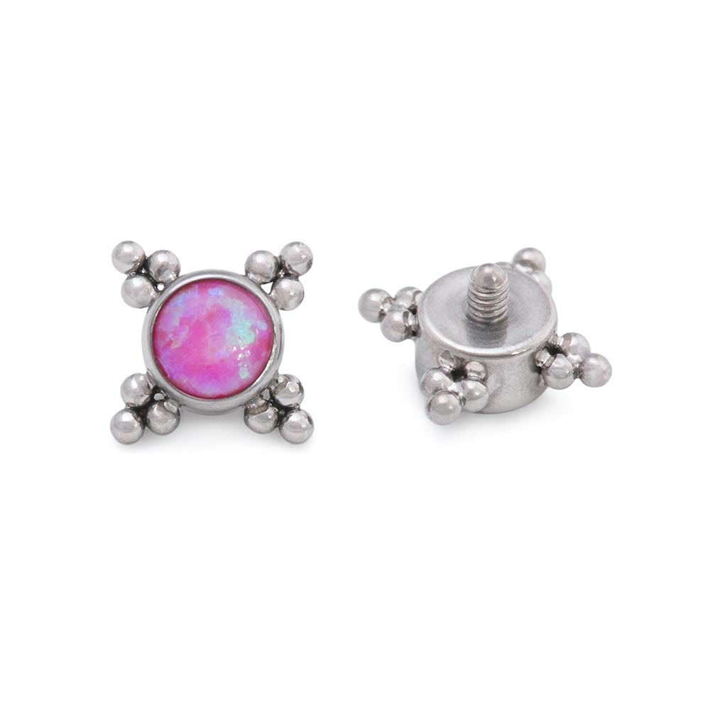 Micron Bead Opal Titanium Top - Threaded