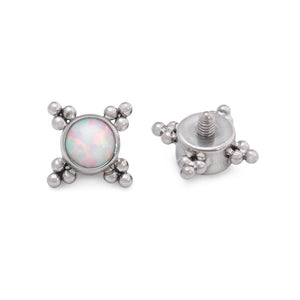 Micron Bead Opal Titanium Top - Threaded